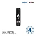 Haier H43P7UX 43 Inch HQLED-4K Google TV remote
