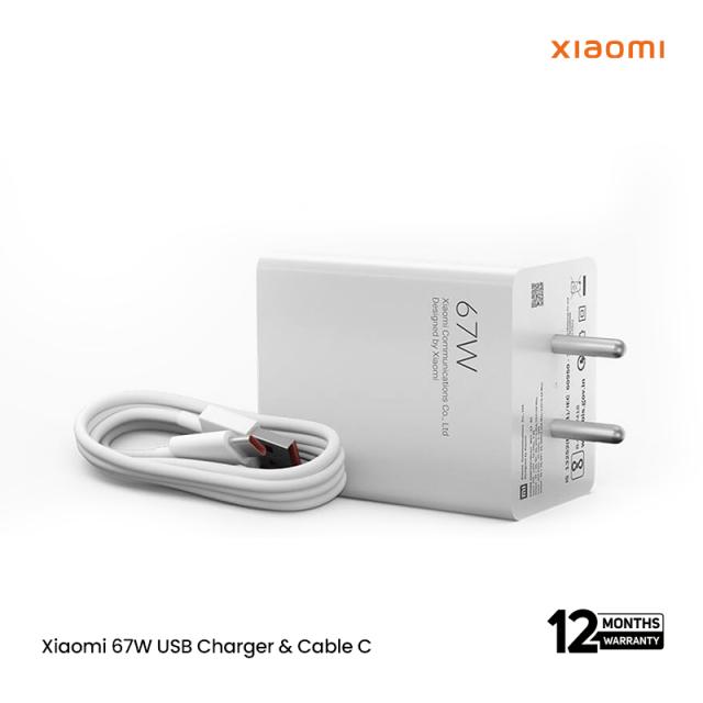 Xiaomi 67W USB Charger & Cable C