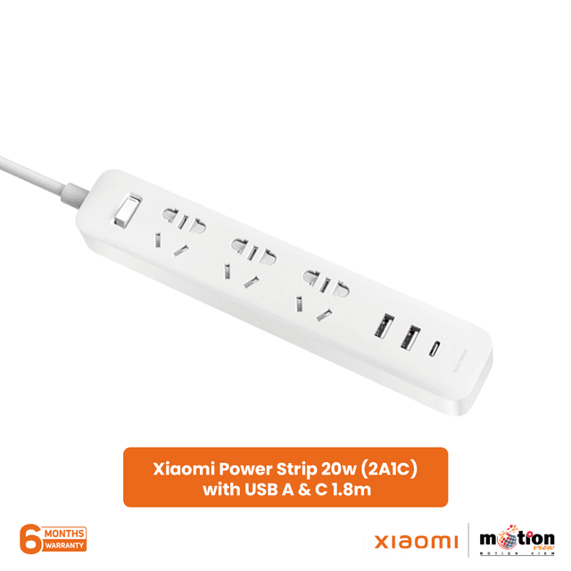 Xiaomi Mi Power Strip 20W Fast Charging