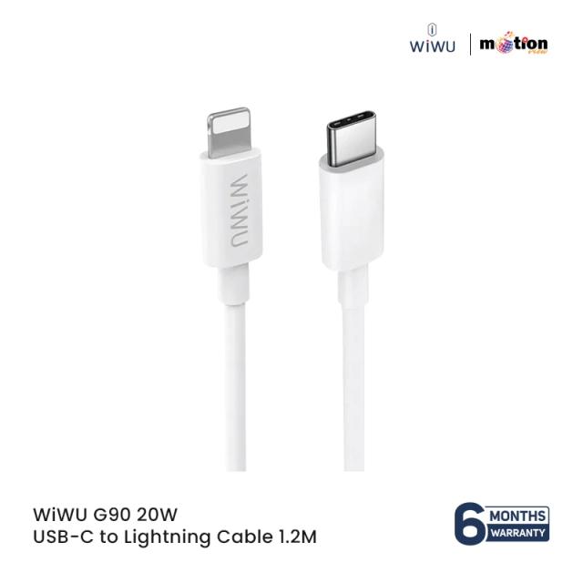 WiWU G90 20W USB-C to Lightning Cable 1.2M
