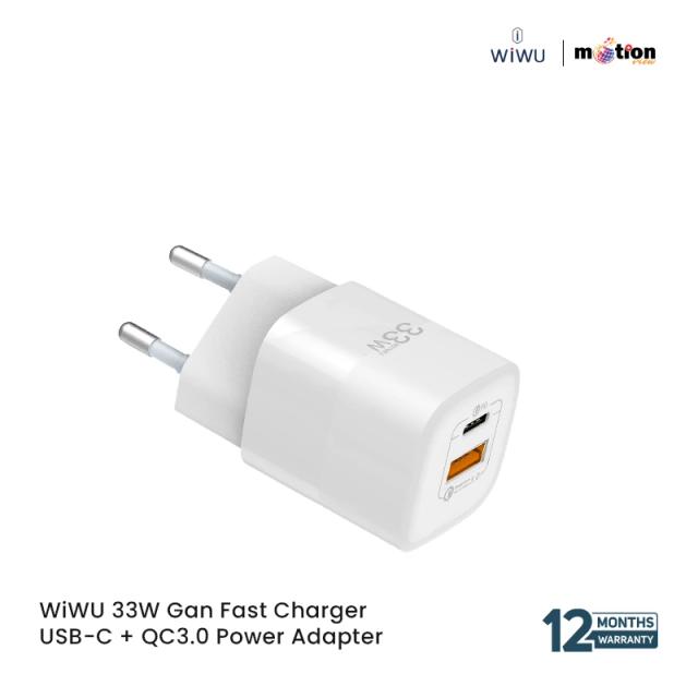 WiWU 33W Gan Fast Charger USB-