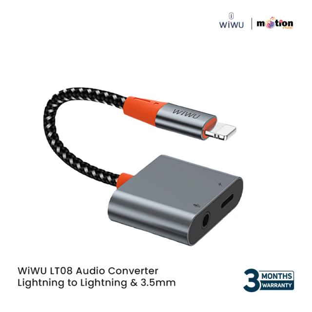 WiWU LT08 Audio Converter Lightning to Lightning